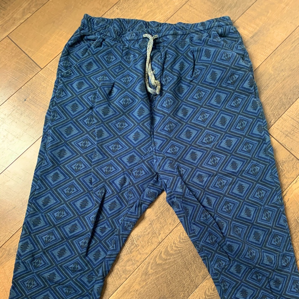 Urban outfitters Koto blue patterned harem pants